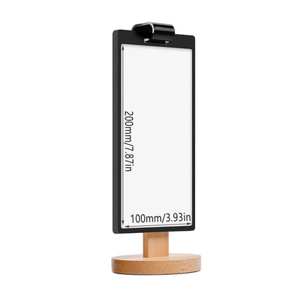 Wooden Tabletop Menu Holder Stand 20x10cm for Restaurant