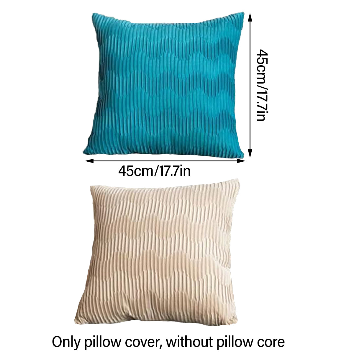Velvet Bed Runner and Cushion Cover in 8 Options – Product View 4