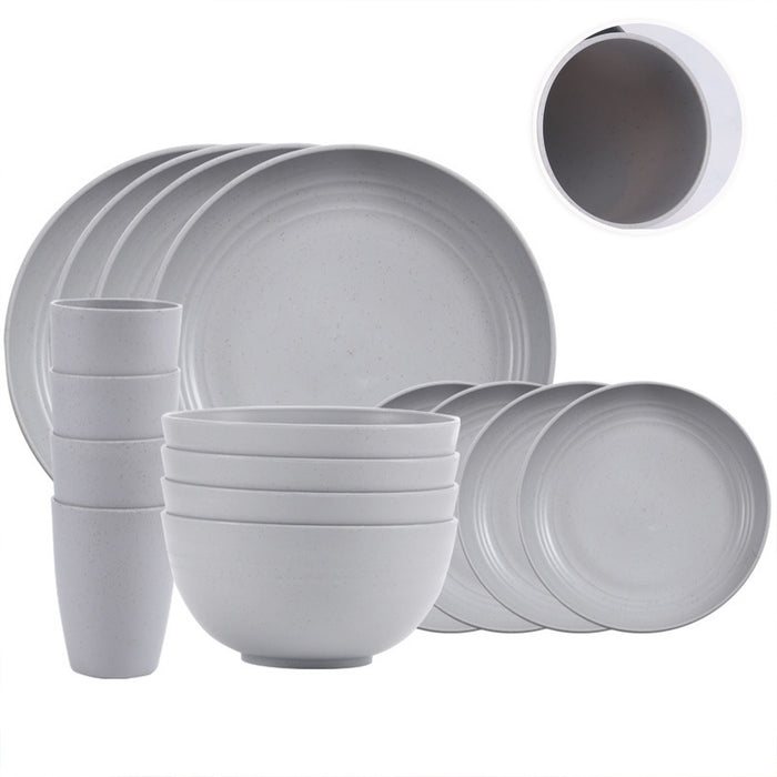 16 Pcs Tableware Set with Matching Pieces