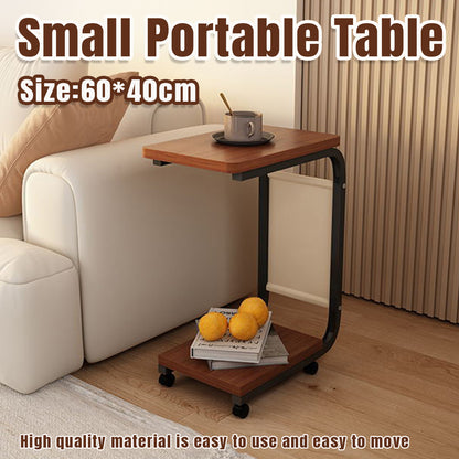 Wooden Metal Frame Coffee Table Side End Tables Laptop Desk Bedside Sofa Table