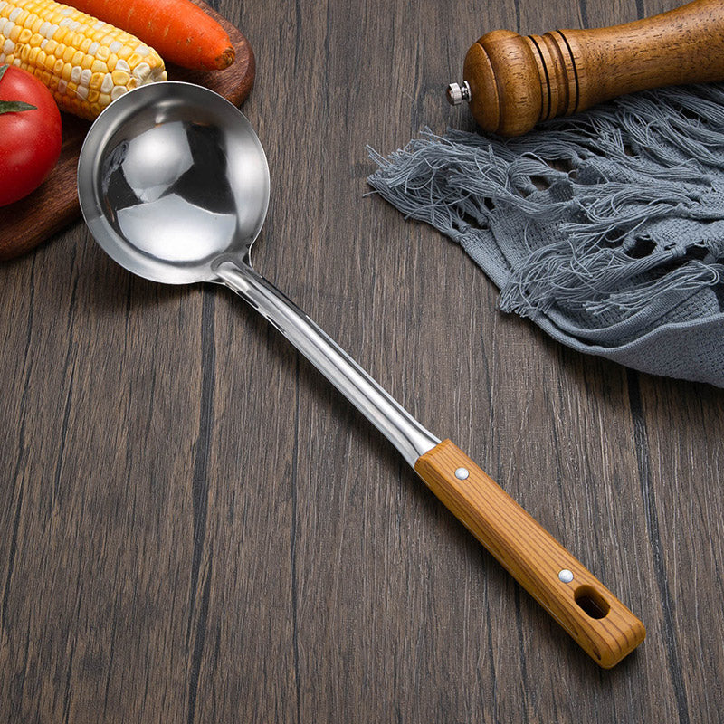 5 Pcs Stainless Steel Spatula Soup Spoon Kitchenware Set for Cooking