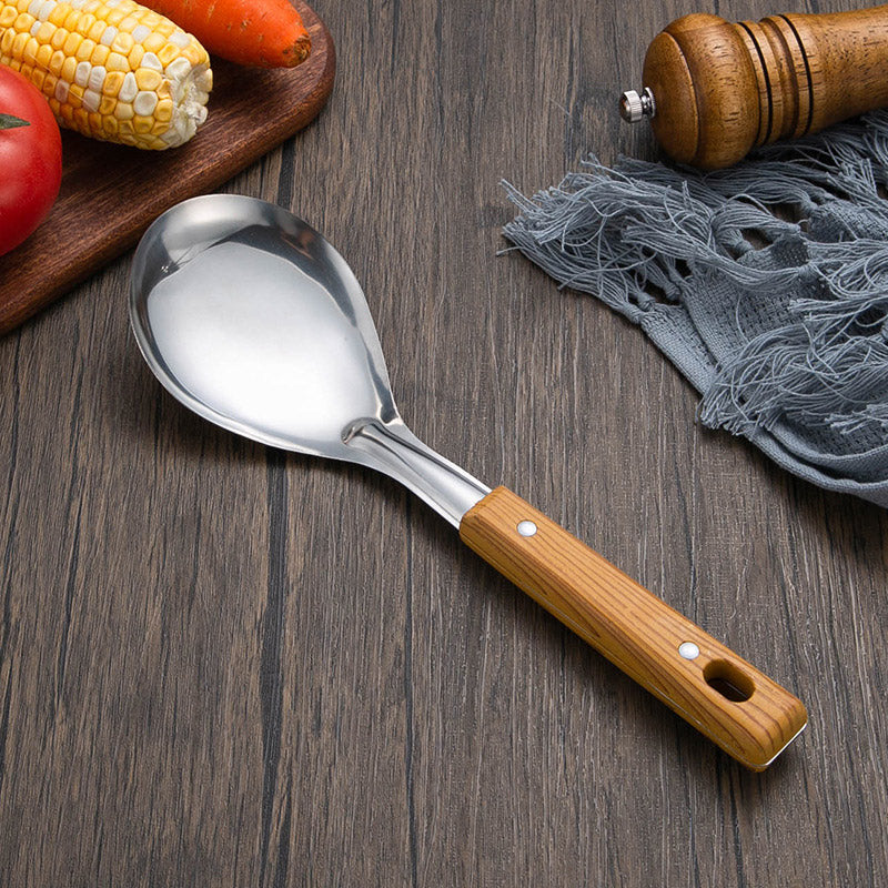 5 Pcs Stainless Steel Spatula Soup Spoon Kitchenware Set for Cooking