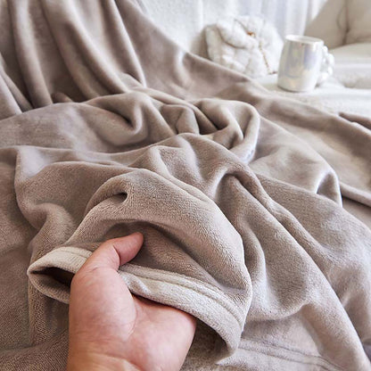 Facecloth Napping Blanket for Office Dormitory Sofa Lightweight Cozy Cover AU