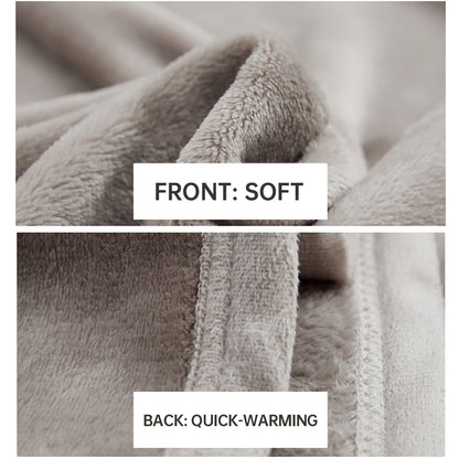 Facecloth Napping Blanket for Office Dormitory Sofa Lightweight Cozy Cover AU
