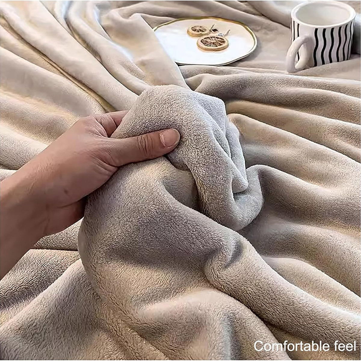 Facecloth Napping Blanket for Office Dormitory Sofa Lightweight Cozy Cover AU