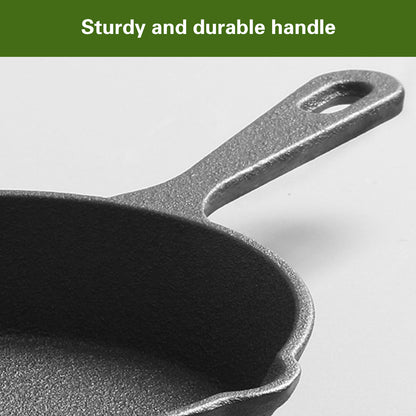 Cast Iron Frying Pan 30cm Skillet with Heat Resistant Handle