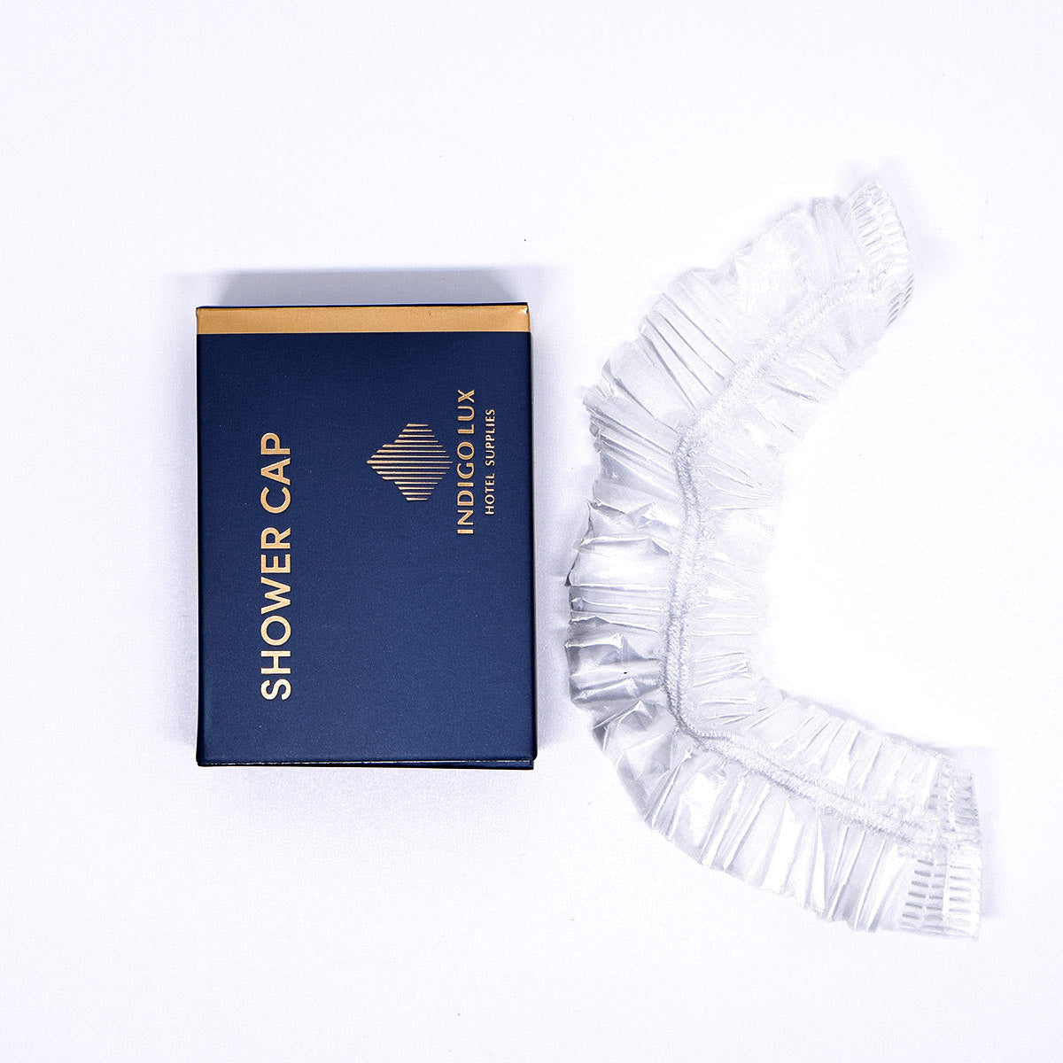 50 Pcs Transparent Disposable Shower Caps – Product View 15