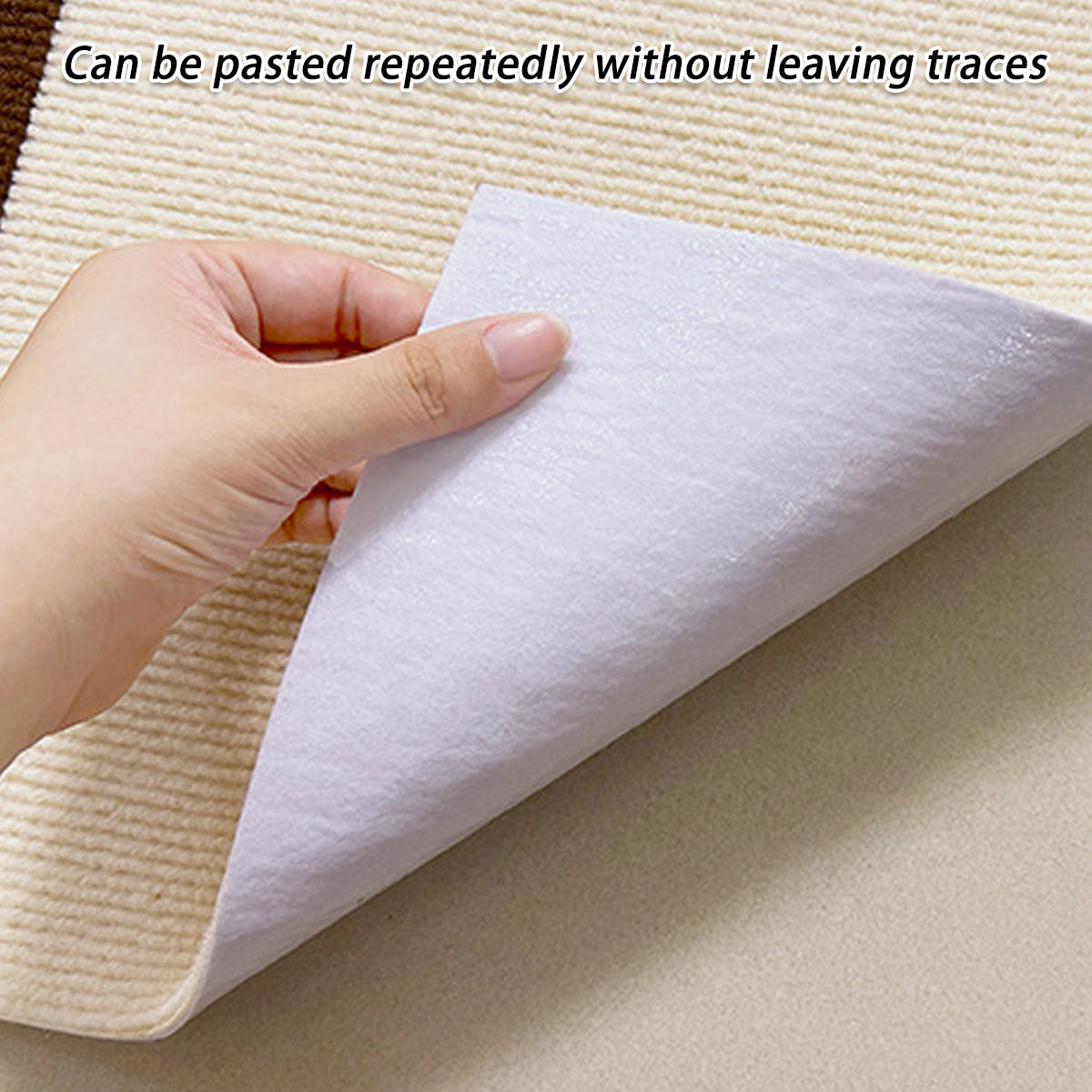 12PCS Self-Adhesive Spliced Carpet Anti Slip Floor Mat Set