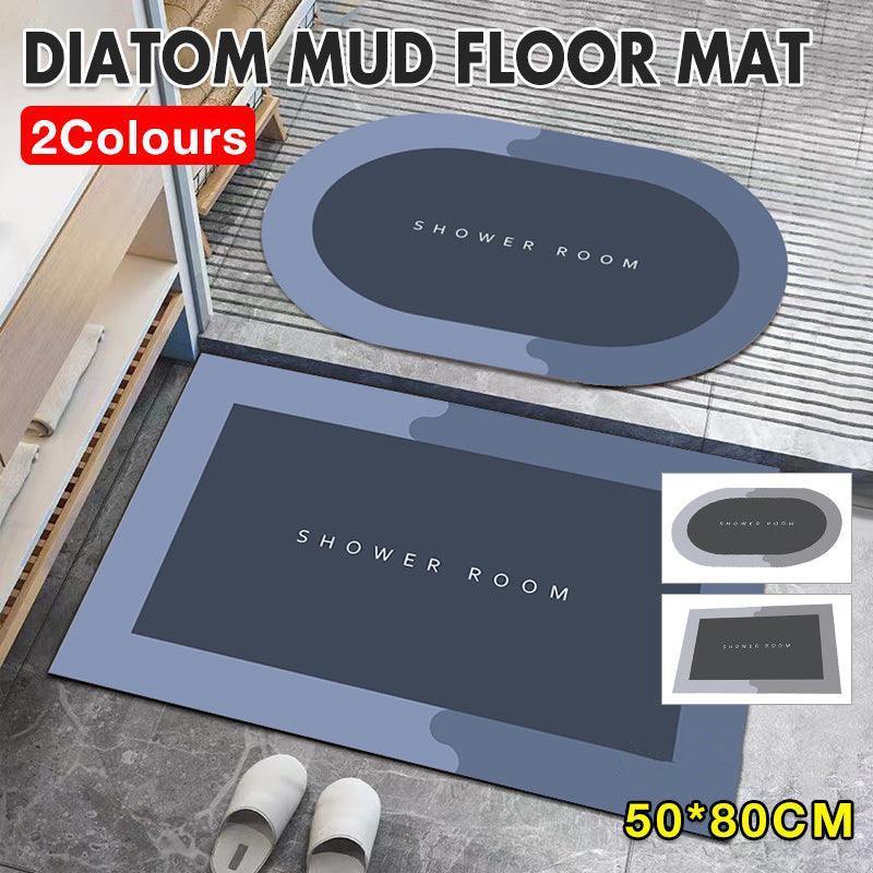 Super Absorbent Non-Slip Bath Mat Quick-Drying PVC Velvet