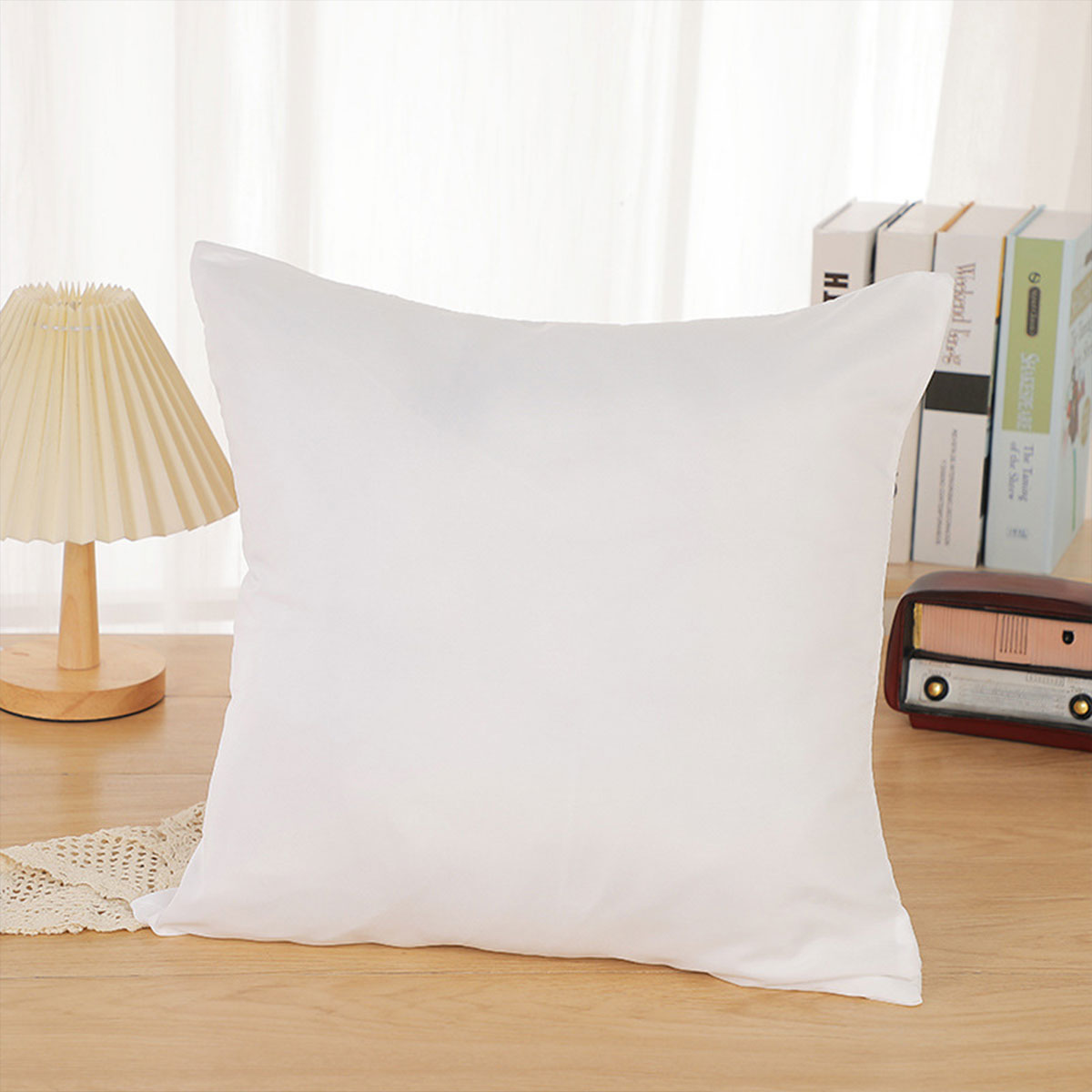 White Hotel Cotton Pillow Core with Anti-Feather Sanding Cloth