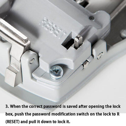 Combination Lock with Hook Heavy Duty Secure Lock for Storage Cabinets and Doors