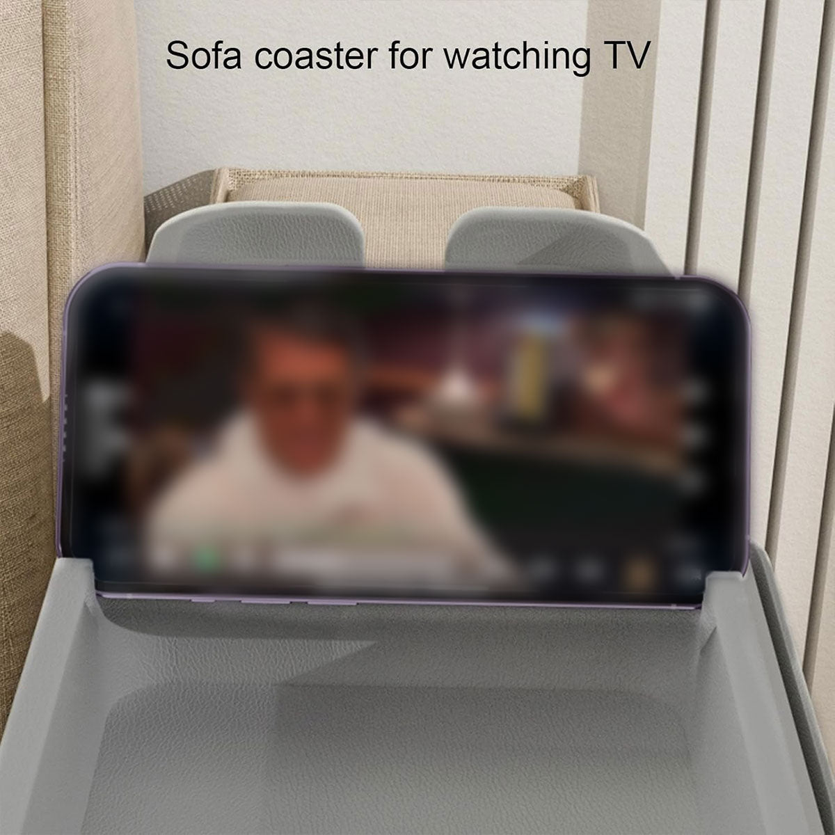 Sofa Armrest Tray Silicone Couch Side Organizer Cup Holder