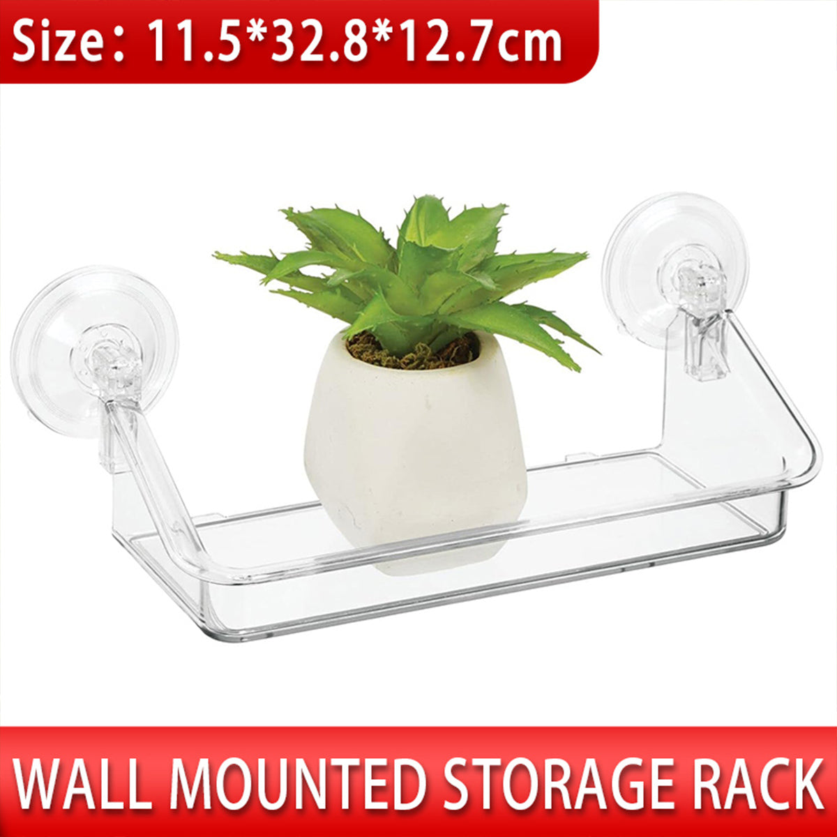Wall Mounted Bathroom Shelf Storage Box Organizer with Drainage for Home Use