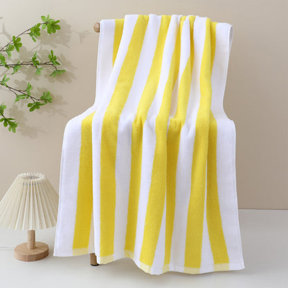 4pcs Striped Bath Towels 75x150cm Soft Absorbent Cotton Towels for Bathroom AU