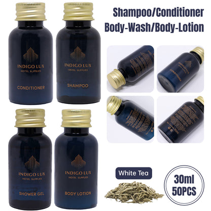 50pcs 30ml Hotel Toiletries Set Shampoo and Conditioner for Guesthouse Travel