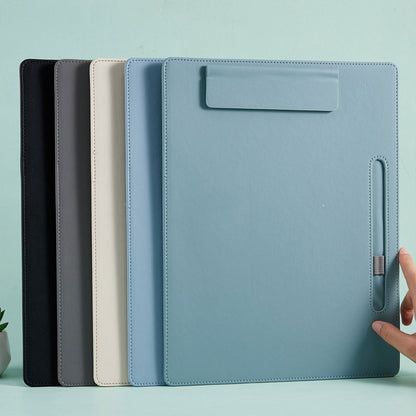 2 Pcs Leather Clipboard Conference File Holder for Hotel Menu