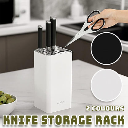 Kitchen Knife Storage Rack Plastic Multi Functional Holder