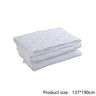 Quilted Mattress Pad with Four Corner Straps — 137 × 190 cm / Plain