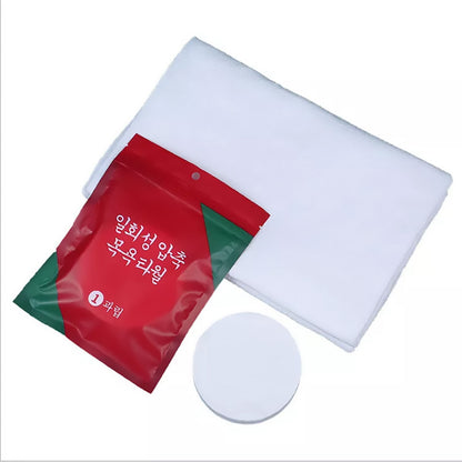 10 Pcs Compressed Disposable Bath Towels in 2