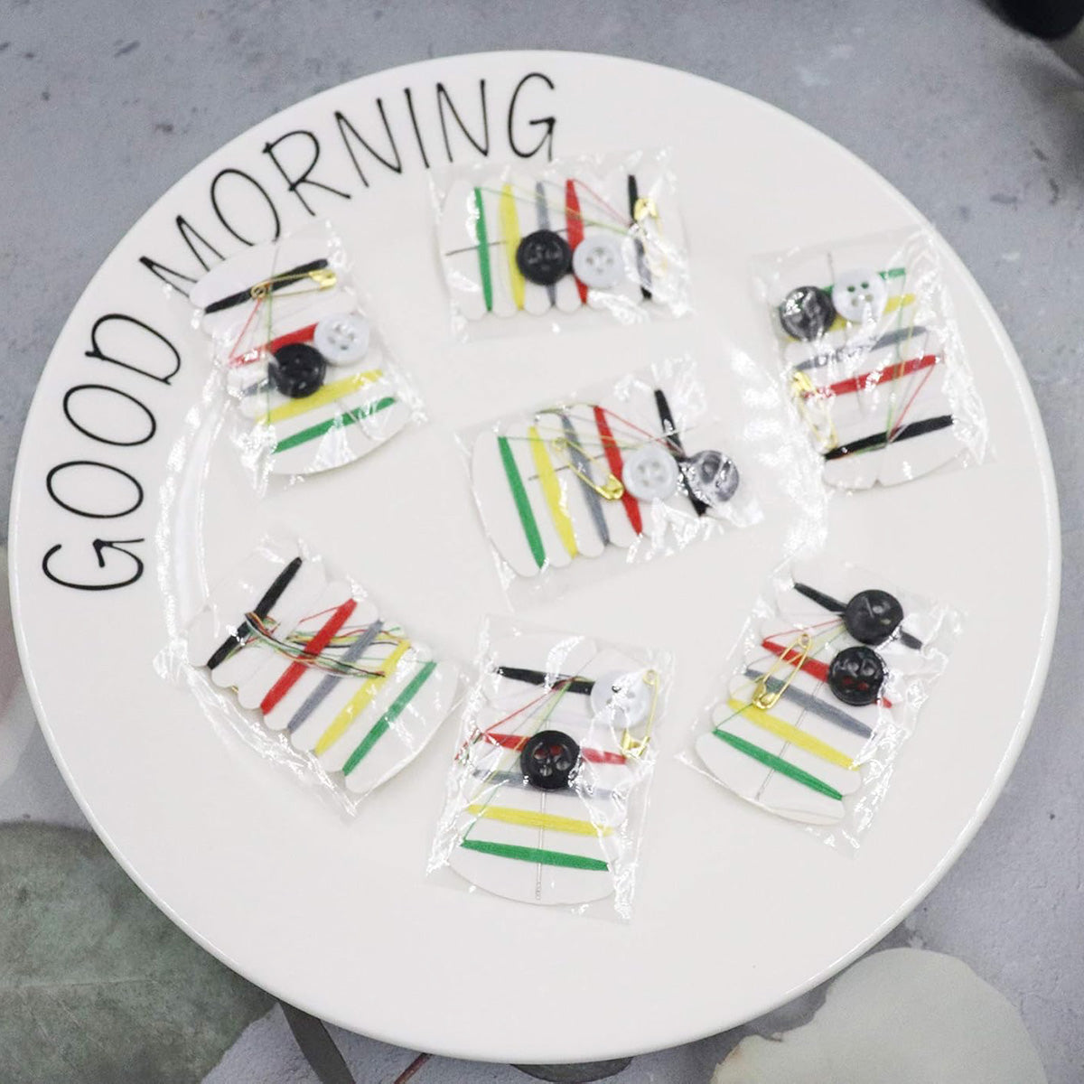 50pcs Hotel Sewing Kit Travel Emergency Compact Sewing Set