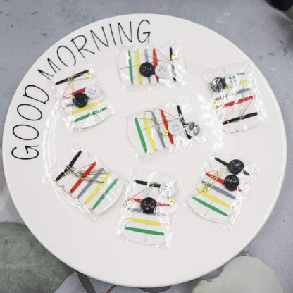 50pcs Hotel Sewing Kit Travel Emergency Compact Sewing Set