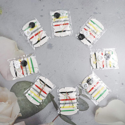 50pcs Hotel Sewing Kit Travel Emergency Compact Sewing Set