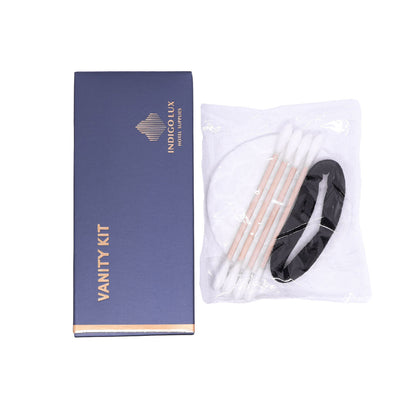 50 Pack Hotel Amenity Kits Cotton Swabs Pads Hair Bands