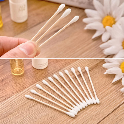 50 Pack Hotel Amenity Kits Cotton Swabs Pads Hair Bands