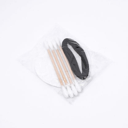 50 Pack Hotel Amenity Kits Cotton Swabs Pads Hair Bands