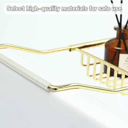 Adjustable Bathtub Tray with Telescopic Storage – Product View 5