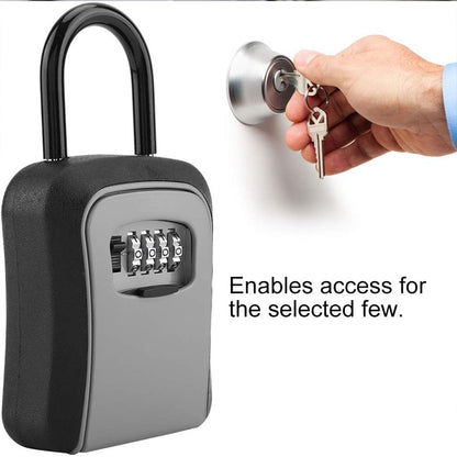 Combination Lock with Hook Heavy Duty Secure Lock for Storage Cabinets and Doors