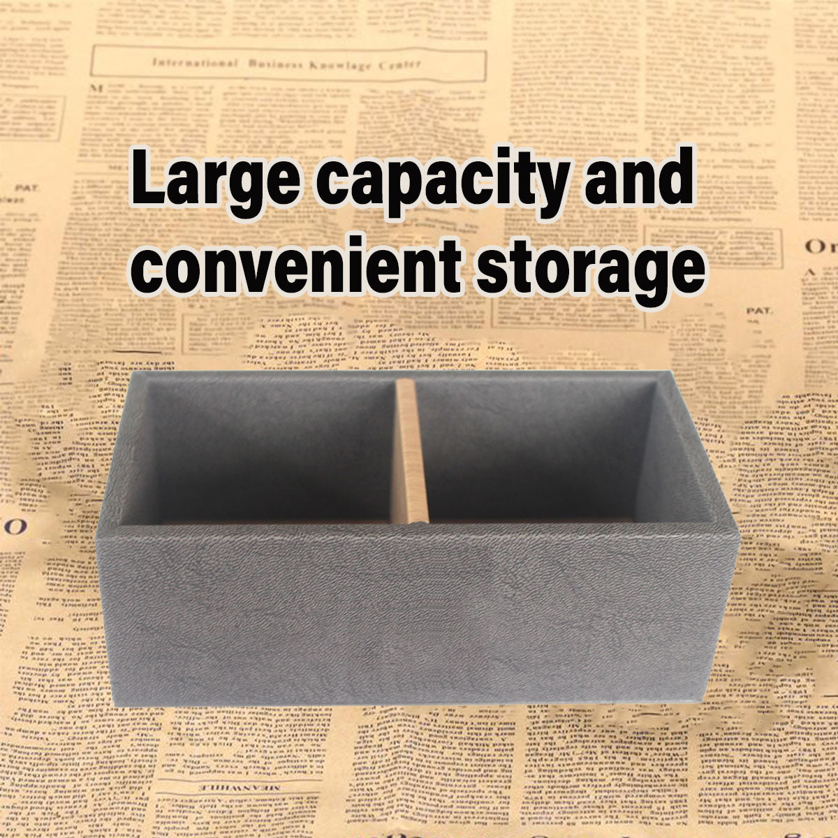 Double Compartment Tea Caddy Hotel Room Organizer