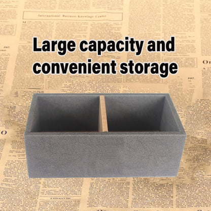 Double Compartment Tea Caddy Hotel Room Organizer