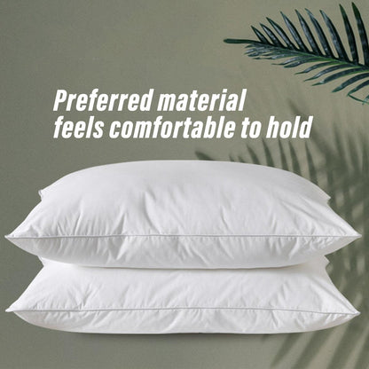 White Cotton Pillow Core Inserts Hotel Quality Pair Set