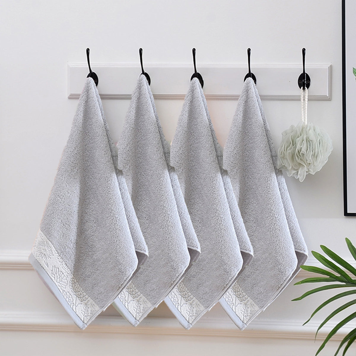 2 Pcs Hotel Face Towels in 3 Colour Options – Product View 4