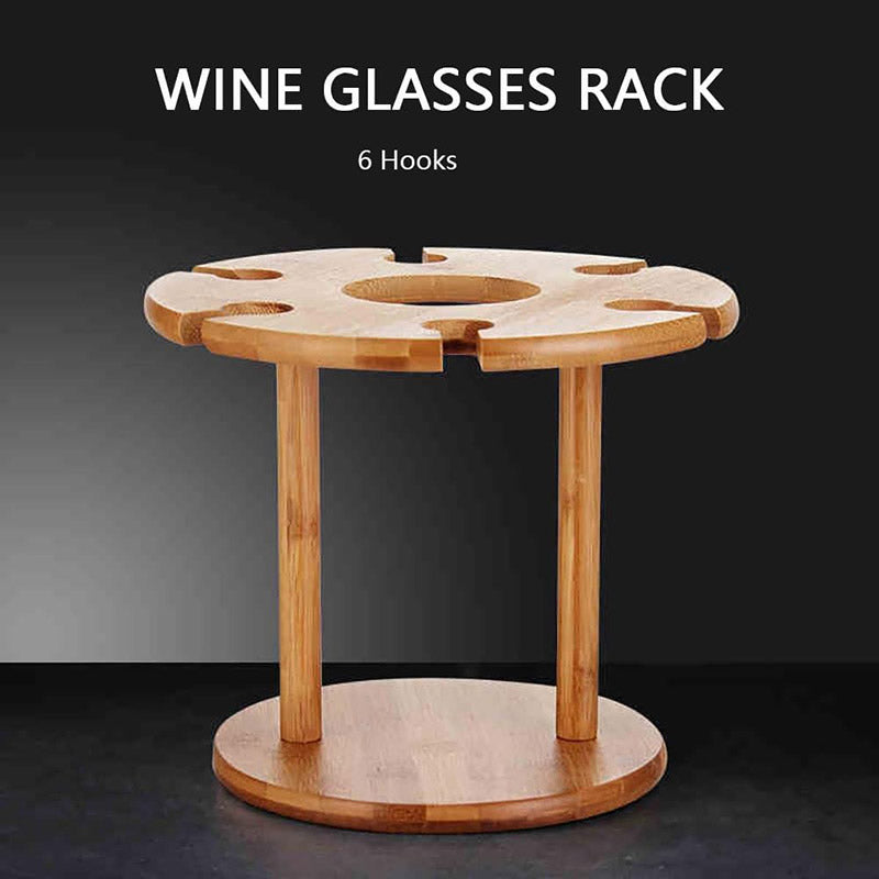 Wine Glass Holder Inverted Hanging Rack Tall Stemware Drainer Storage Stand AU