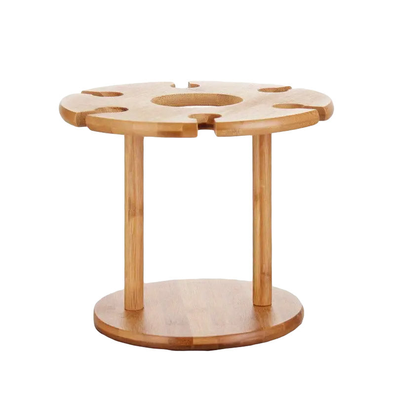 Wine Glass Holder Inverted Hanging Rack Tall Stemware Drainer Storage Stand AU