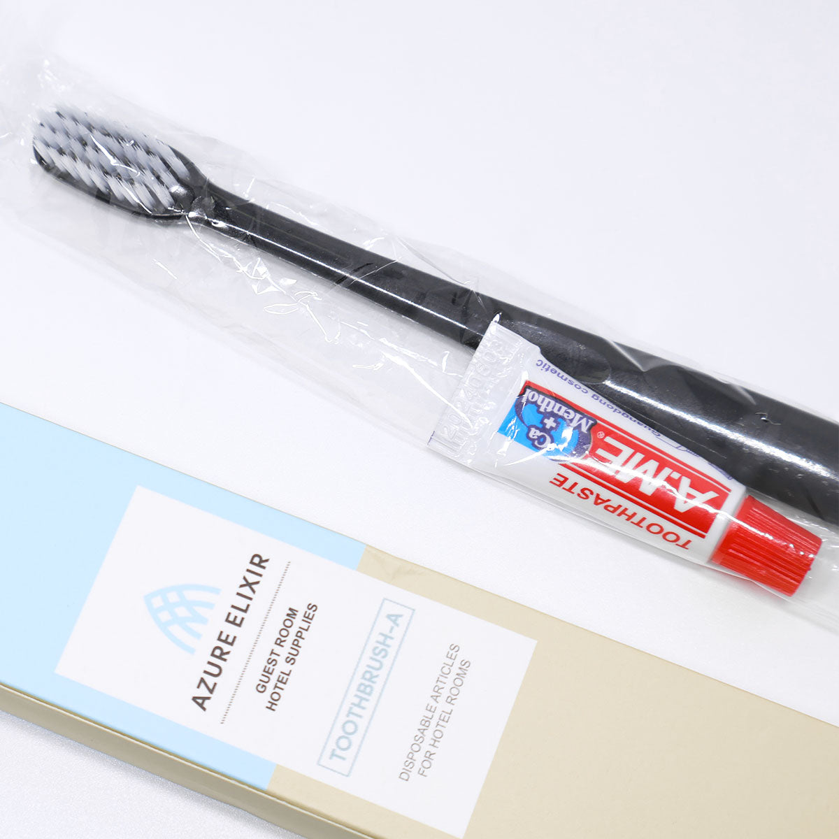 50 Sets Hotel Toothbrush with 5g Toothpaste for Guest Amenities