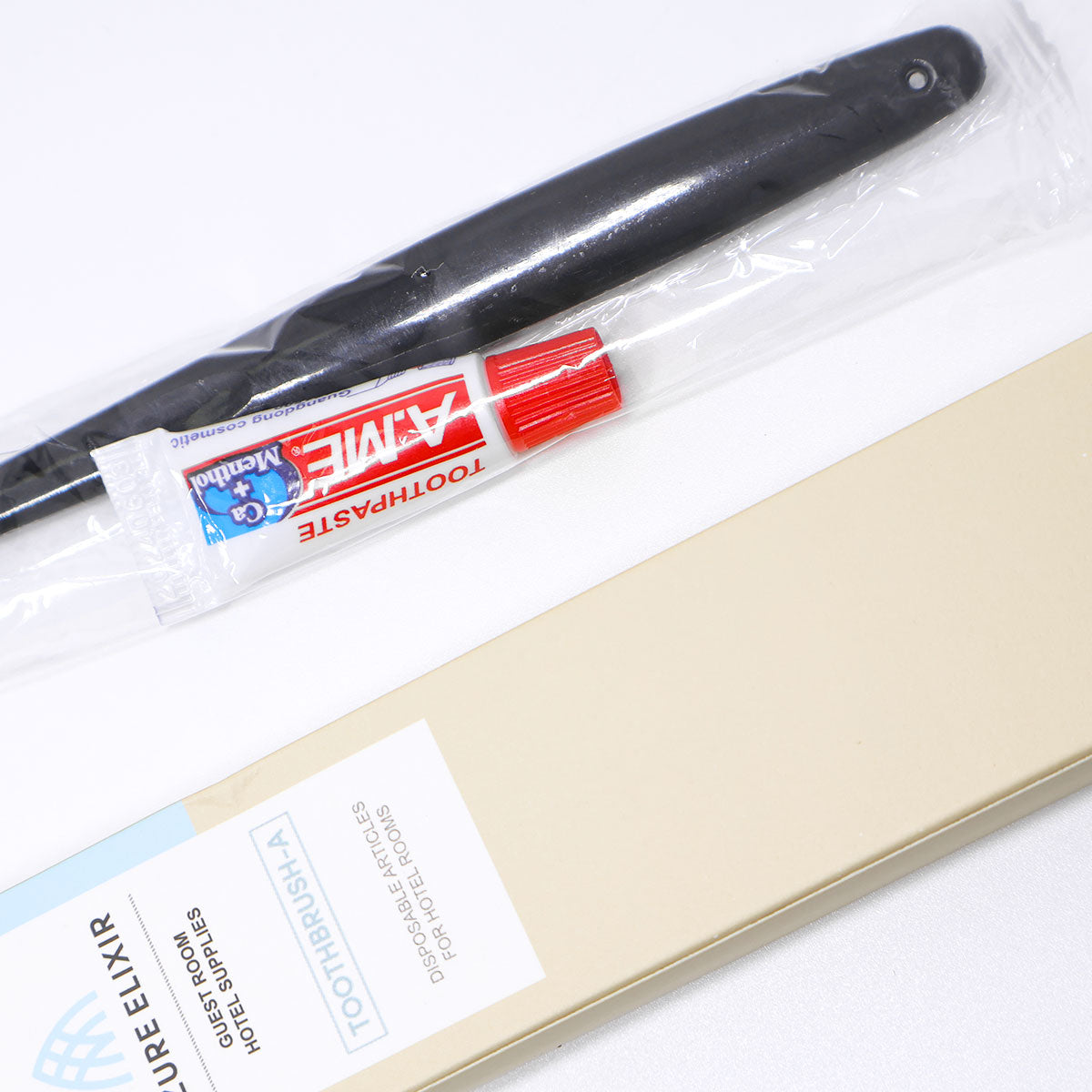 50 Sets Hotel Toothbrush with 5g Toothpaste for Guest Amenities
