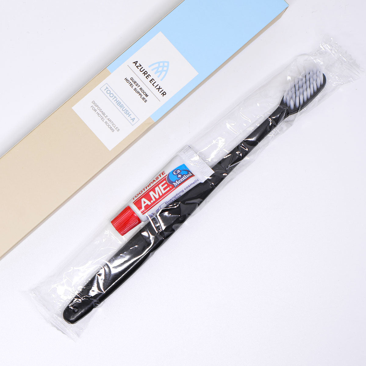 50 Sets Hotel Toothbrush with 5g Toothpaste for Guest Amenities