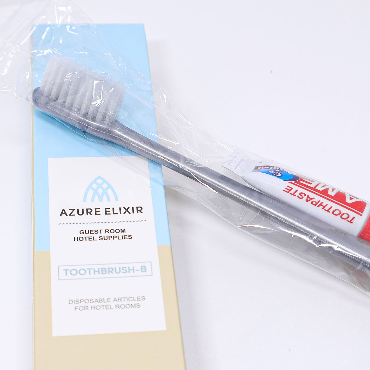 50 Sets Hotel Toothbrush with 5g Toothpaste for Guest Amenities