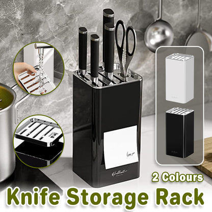 Kitchen Knife Storage Rack Plastic Multi Functional Holder