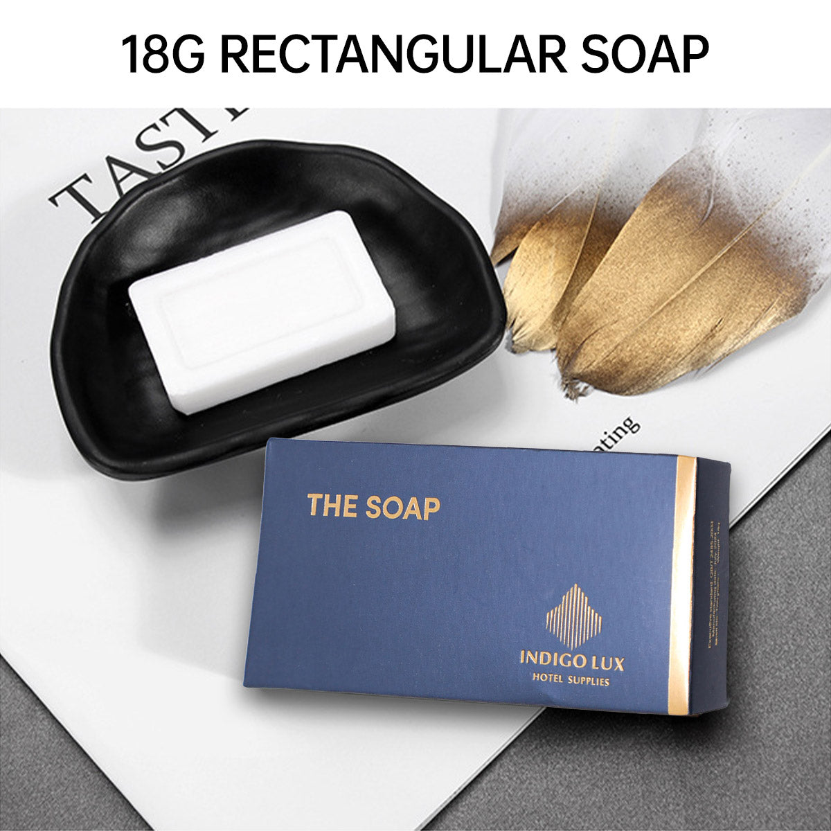 50pcs Guest Soap Bars for Hotel Bathroom Travel Toiletries Kit