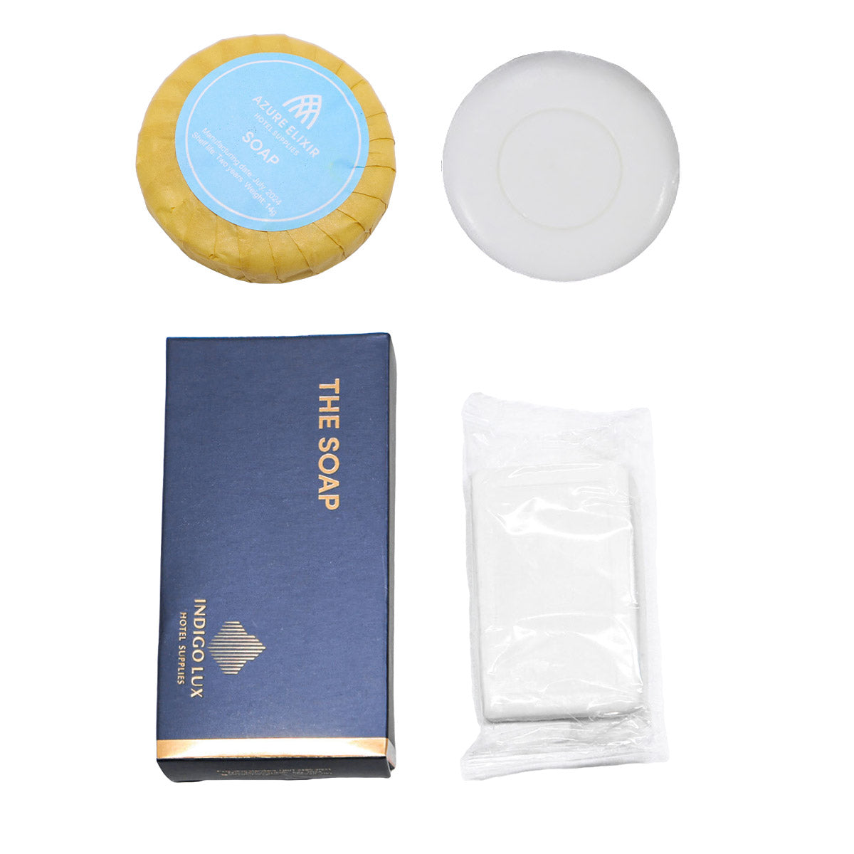 50pcs Guest Soap Bars for Hotel Bathroom Travel Toiletries Kit