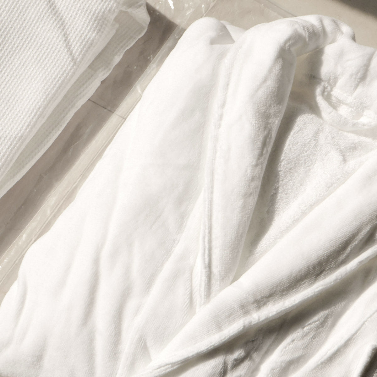 Cotton Kimono Collar Bathrobe Hotel Quality Thick Fleece Towel Embroidered Robe