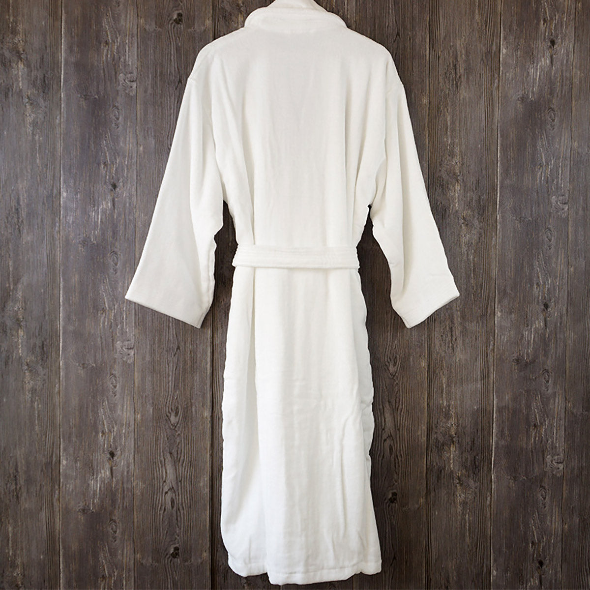 Cotton Kimono Collar Bathrobe Hotel Quality Thick Fleece Towel Embroidered Robe