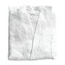 White Cotton Hotel Bathrobe for Guest Rooms — Waffle