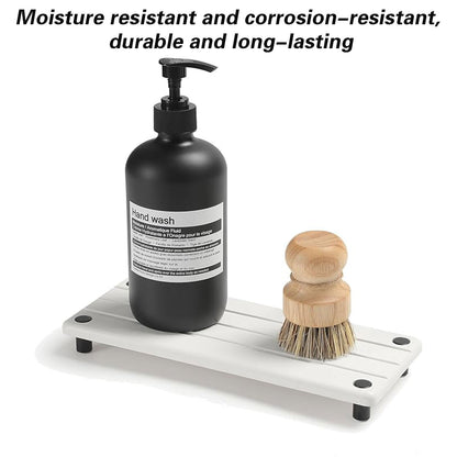 Diatomaceous Earth Bathroom Sink Drain Mat Absorbent Rack