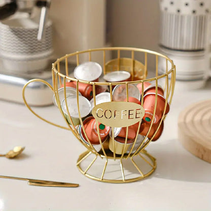 Snacks and Candy Organizer Coffee Capsules Shelf Storage for Kitchen and Pantry