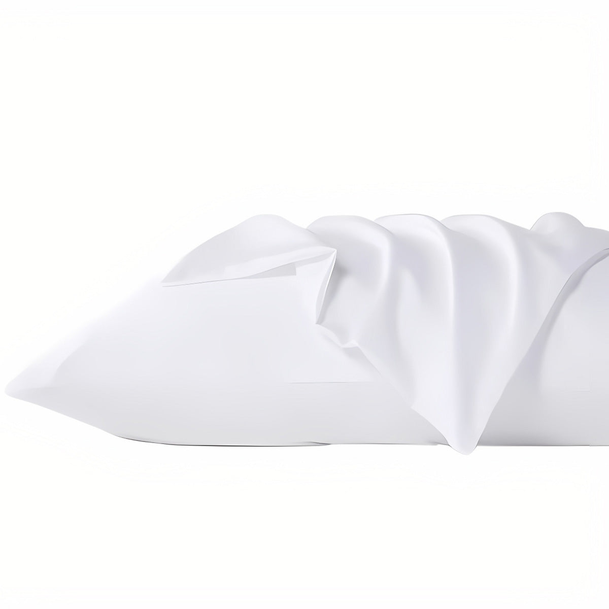 White Cotton Pillowcase 80x50cm for Hotel Room Bedroom